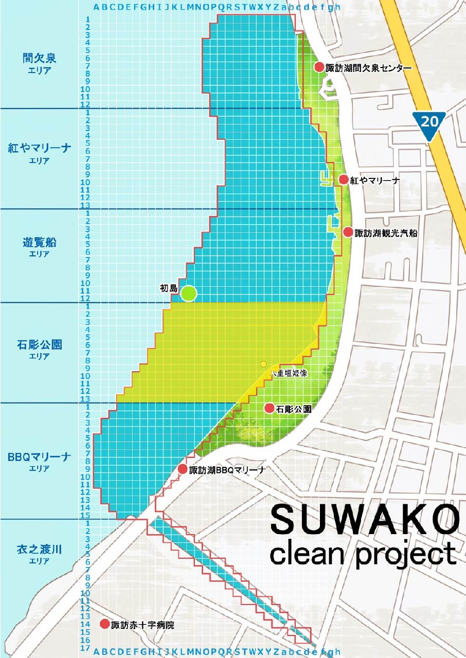 諏訪湖花火大会　石彫公園［Sエリア］ 石彫公園エリア – 諏訪湖クリーンプロジェクト